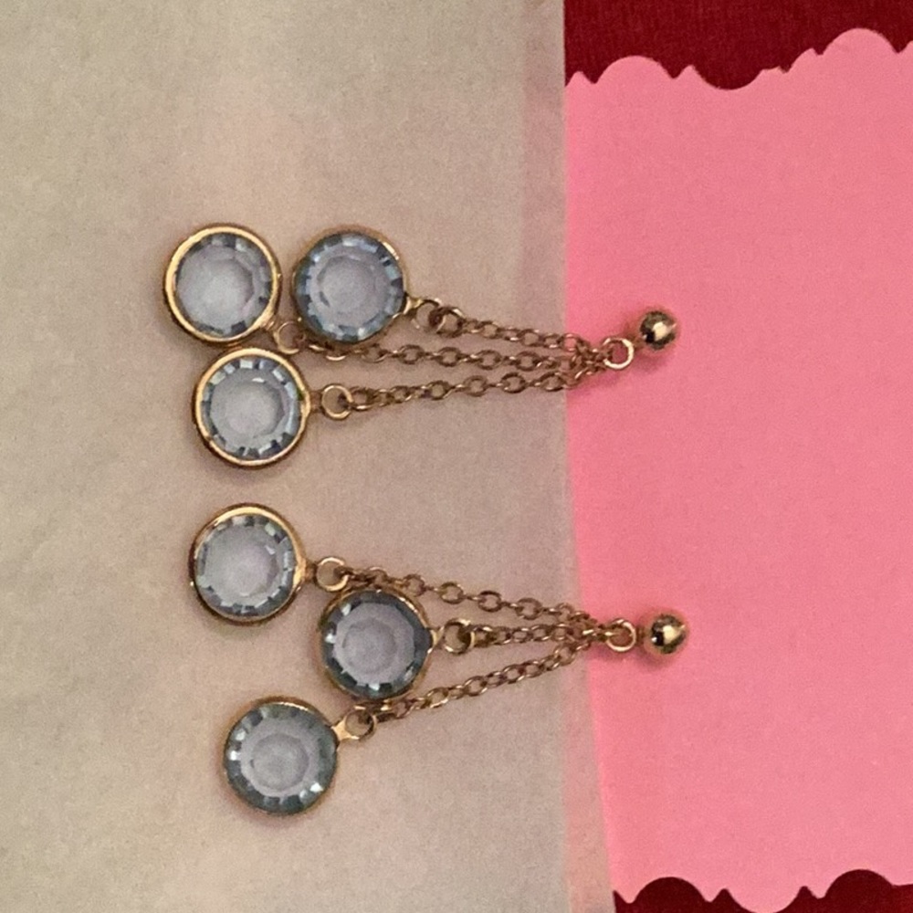 Blue Crystal earrings